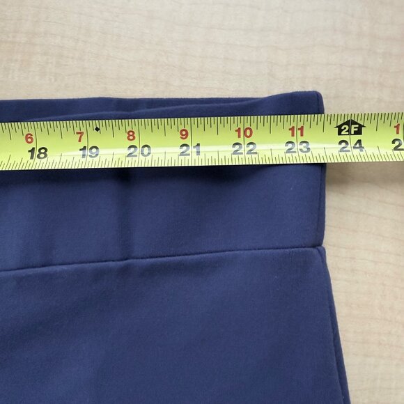 Lori Goldstein LOGO Women's Pull-on Stretch Blue Cropped Pants Plus Size 3X NWOT - Picture 7 of 10